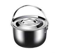 Serbatoio in acciaio inox con coperchio sicuro e filtro a rete fine per la conservazione e la separazione dell'olio (5,5 L)
