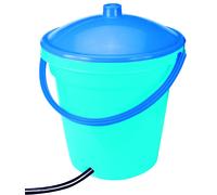 SERBATOIO IN PLASTICA CON MANICO + COPERCHIO Ø cm. 37x41 h lt. 18