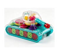 Serbatoio Interattivo Trasparente con Suoni e Luci per Un'esperienza di Apprendimento Divertente Bambini 3+ Plastica 8,5x9x19,8 Cm (cisterna)