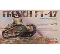 French FT-17 Light Tank (Riveted Turret) Meng Model TS-011 skala 1/35