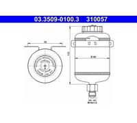 Serbatoio liquido freni 03.3509-0100.3 ATE
