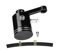 Serbatoio Liquido Freno Frizione, Qiilu Coppa Olio Freno Moto, Cilindro Maestro Frizione Freno Moto Serbatoio Fluido Serbatoio Coppa Olio Per Aprilia Ducati Nero