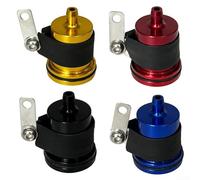 Serbatoio olio per freno ad alta resistenza per moto, costruzione in alluminio per ATV e scooter compatibilità (blu)