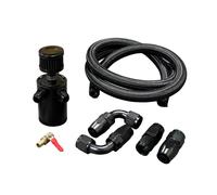 Serbatoio Olio Universale Per Prestazioni A 2 Porte -10AN + Kit Supporto Turbo