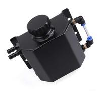 Serbatoio Overflow Auto 1L Argento Serbatoio Overflow Auto 1L | Alluminio , riduzione carbonio motore, per auto, design compatto 1L(Black)
