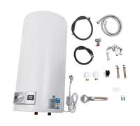 Serbatoio per acqua calda da 2000 W, capacità di 80 l, fino a 75 °C, scaldabagno elettrico con doccetta, pratico scaldabagno per cucina, lavabo, doccia, vasca da bagno