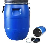 Serbatoio per Acqua da 50 Litri in plastica per Alimenti con Coperchio a Chiusura ermetica, Adatto per conservare Acqua, Cibo e Acqua piovana: Design Resistente e a Prova di perdite, Ideale