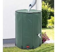 vidaXL Serbatoio per acqua della pioggia pieghevole 500 L