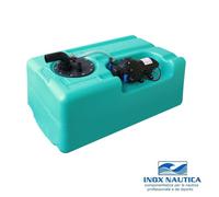 SERBATOIO PER ACQUA DOLCE 60 LT mm850x390x200h CON AUTOCLAVE 11 LT/M BARCA
