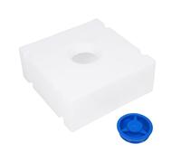 Serbatoio per acqua dolce da 12 galloni, materiale LLDPE, design senza cuciture, superficie liscia, collegamento di riempimento da 140 mm, camper, magazzino, barca, 19,69 x 139 x 7,87 pollici