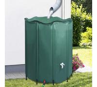 Serbatoio per acqua piovana pieghevole con rubinetto 1000 l