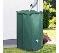 Serbatoio per acqua piovana pieghevole con rubinetto 1250 l