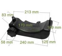 serbatoio per Alpina GGP Mountfield CastelGarden Stiga tosaerba / 118550316