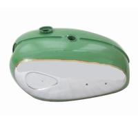 Serbatoio Per Benzina BSA A65 Thunderbolt Verde Verniciato In Cromo