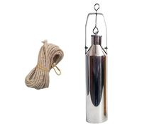 Serbatoio per campionamento Olio con Fune da 5 m - Versatile Bottiglia Metallica per campionamento Olio (1000 ml) per Camion e oleodotti di Piccole, Medie e Grandi Dimensioni - Soluzione Eff