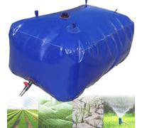 serbatoio per l'acqua, Borsa for la conservazione dell'acqua in PVC pieghevole con rubinetto, diverse misure, blu(400L)