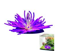 Serbatoio per pesci decorazione corallo - Piante coralline luminose - Ornamenti per Betta | Luci morbide in silicone artificiale | Si illumina in piante d'acquario scuro - per acqua dolce | 14 X 12 X