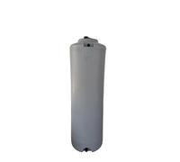 Serbatoio Polietilene PE per spazi ridotti Certificato Acqua Potabile 300 Litri Diametro 50 cm h 153 cm Colore Grigio Made in Italy