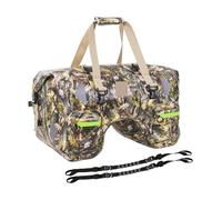 Serbatoio Portaoggetti Motos Borsa Posteriore Per Moto 70L Con Cinghie In Corda E Tasca Interna In PVC 500D Per Viaggi, Box Portabagagli(Autumn leaves)