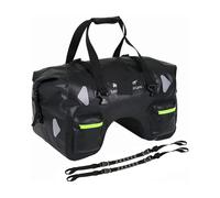 Serbatoio Portaoggetti Motos Borsa Posteriore Per Moto 70L Con Cinghie In Corda E Tasca Interna In PVC 500D Per Viaggi, Box Portabagagli(Black)