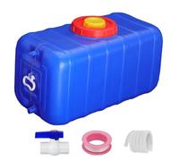 Serbatoio portatile for acqua blu da 80-200 litri con rubinetto e tubo flessibile, contenitore for lo stoccaggio dell'acqua(110L/29.1gal)