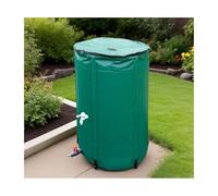 Serbatoio portatile per la raccolta dell'acqua piovana da 500 litri, pieghevole, ecologico, tessuto resistente a perdite, design versatile termosaldato per uso esterno