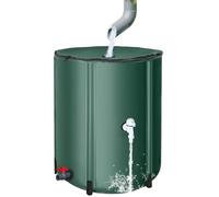 Serbatoio portatile pieghevole per la raccolta dell'acqua piovana da 380 l, durevole, riutilizzabile, con rubinetto, per raccolta e conservazione dell'acqua esterna ecologica