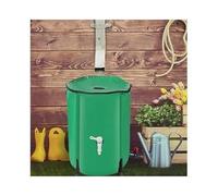 Serbatoio portatile pieghevole per la raccolta dell'acqua piovana da 50 l, raccoglitore di acqua verde ecologico per giardino e patio, soluzione di stoccaggio dell'acqua sostenibile per un