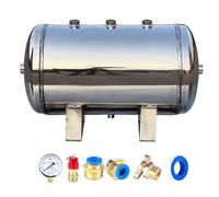 Serbatoio Pressione Acciaio Inox - 180 PSI, 5-50 Litri, for Compressori, Pompe a Vuoto, Sistemi di Verniciatura, Fai da Te(20L/5.3Gal)
