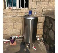 Serbatoio Pressione Acqua Verticale Acciaio Inox 304,Serbatoio di stoccaggio pressurizzato acqua Pozzo Automatico,Serbatoio di Stoccaggio Omosi Inversa,Serbatoio Pressione Con Kit Di Montaggio(700L