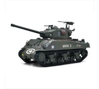Serbatoio RC in scala 1/16 M4A3E8 Sherman, Serbatoio telecomandato, modello militare della seconda guerra mondiale con torretta girevole, effetti fumo, funzione di combattimento a infrarossi, modello