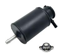 Serbatoio refrigerante Contenitore di raccolta universale in alluminio da 200 ml per serbatoio espansione del liquido raffreddamento radiatore Serbatoio Coolant Overflow