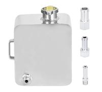 Serbatoio refrigerante Serbatoio Coolant Overflow PQY - Serbatoio Di Espansione Dell'acqua E Tappo Del Collettore In Lega Lucidata Da 2 Litri PQY-TK24(Silver)