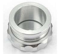 Serbatoio Refrigerante Tappo Saldati Alluminio OD 1" 1,5" 2" Serbatoio Compensazione Carburante Acqua Olio Tappi Radiatore Liquido Raffreddamento EPYXG200M Vaso Espansione Liquido(EP*YXG200M20 Silver)