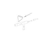 Serbatoio ricambio in metallo da 5 ml per aerografo Ultra