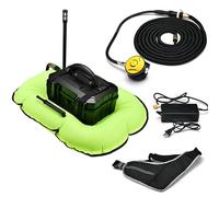 Serbatoio ricaricabile per immersioni subacquee con regolatore di respirazione staccabile, sistema di ventilazione inferiore gonfiabile per avventura e caccia al tesoro, batteria 4000 mAh