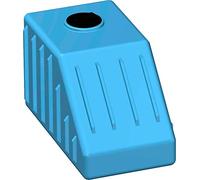 Serbatoio polietilene 5 mm tipo sottoscala triangolo 500 litri RINFORZATO - FORI STAMPATI e FILETTATI acqua potabile alimenti