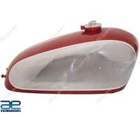 Serbatoio Rosso Acciaio & Cromo Per Norton Ajs G12 CSR Competizione Aes