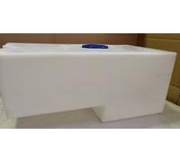 SERBATOIO SAGOMATO 85 LITRI ACQUA POTABILE 75x45x32cm BIANCO CAMPER BARCA
