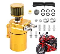 Serbatoio separatore 'olio per autoveicoli, tanica di sfiato in metallo da 300 ml, filtro 'aria integrato e inserto in rete in acciaio per un efficiente riciclaggio dei gas e una migliore