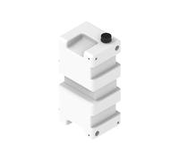 SERBATOIO SMART 47 VERTICALE RIGIDO ACQUA GLOBETANK (NEUTRO TRASLUCIDO)