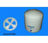 Serbatoio Tanica Acciaio 3,2 Galloni Accumulo Stoccaggio Acqua Depuratore Osmosi