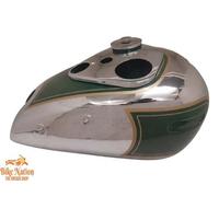 Serbatoio + tappo Ariel 500cc Red Hunter benzina verde e cromato | Adatto per