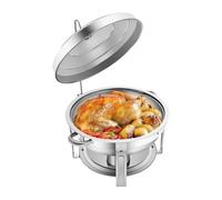 Serbatoio termico in acciaio inox da 7,5 l, contenitore rotondo con coperchio, per feste, matrimoni, picnic, buffet