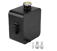 Serbatoio universale di espansione del liquido di raffreddamento, serbatoio di espansione del troppo pieno di espansione del liquido di raffreddamento del radiatore in alluminio 2,5 litri, serbatoi