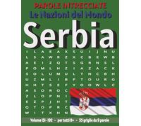 Serbia - Parole Intrecciate: Passatempo senza schermo per relax e concentrazione