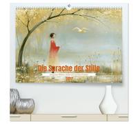 Serein - Die Sprache der Stille (hochwertiger Premium Wandkalender 2027 DIN A2 quer), Kunstdruck in Hochglanz: Poetische Fine-Art-Bildwelten voller Licht, Blüten und stiller Schönheit.