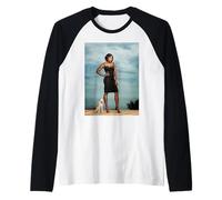 Serena Williams Wimbledon Stella del Tennis Michael Grecco Maglia con Maniche Raglan