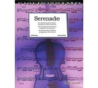 Serenade for violin and piano - a treasure trove for lovers of classical violin music - suitable for competitions such as youth musicians - music book with colourful heart shaped music clip