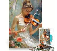 Serenata di archi Puzzle da 1000 pezzi per adulti Puzzle Think Toy Casa Divertimento Taglio fine Regalo di Babbo Natale Desiderio (38x52cm)
